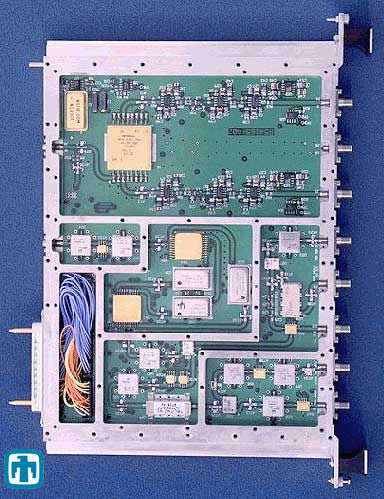 4 GHz IF receiver with dual conversion and quadrature video demodulation for modular SAR systems